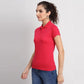 Ketex Red Cotton Blend Polo Neck Tshirt